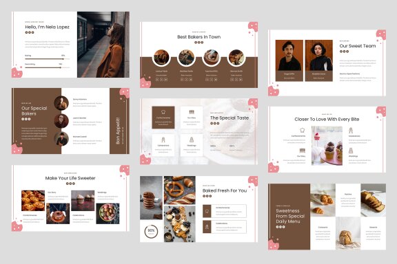 Oatkies - Bakery & Cake Shop PowerPoint Template