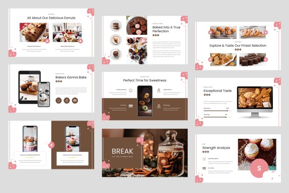 Oatkies - Bakery & Cake Shop PowerPoint Template