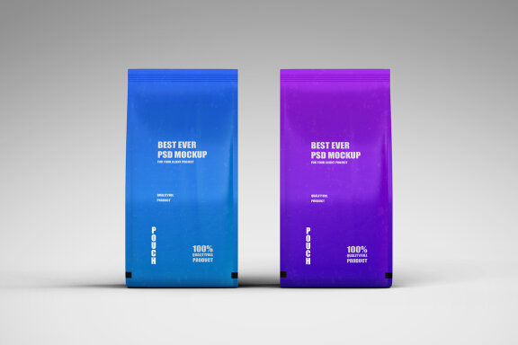 Organic Food Container Packaging Bag Mockup 