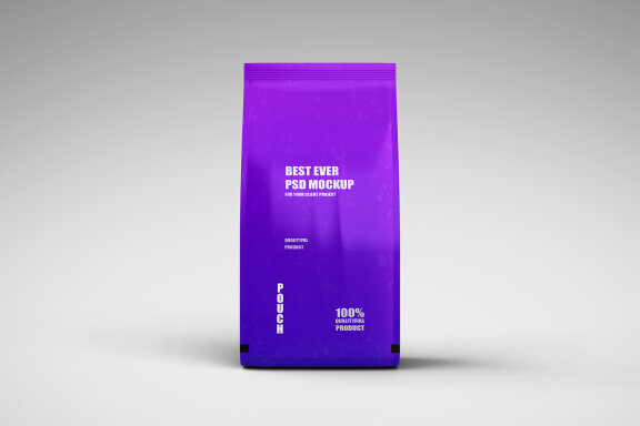 Organic Food Container Packaging Bag Mockup 