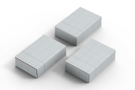 Vertical Paper Soap Box Packaging Mockup