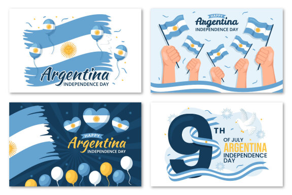 15 Happy Argentina Independence Day Illustration