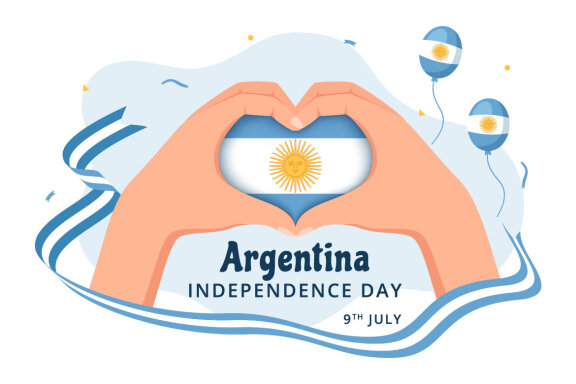 15 Happy Argentina Independence Day Illustration