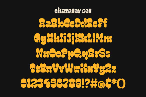 Broochy Groovy Typeface Display Font