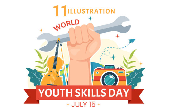 11 World Youth Skills Day Illustration