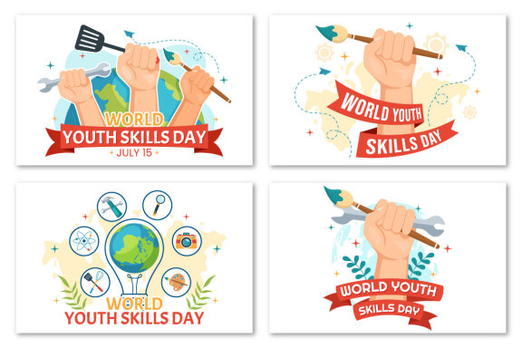 11 World Youth Skills Day Illustration