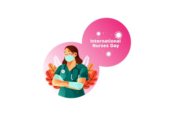 Nurses Use Medical Masks and Gloves