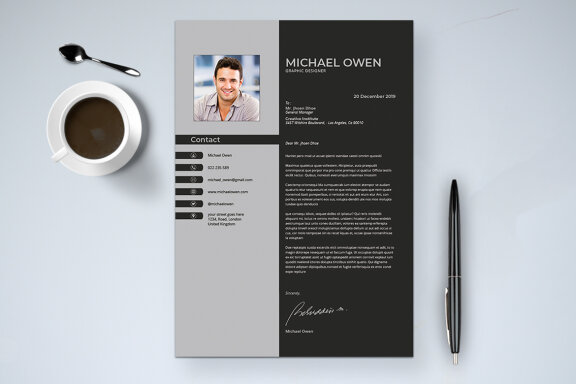 Modern Resume & Cover Letter Template
