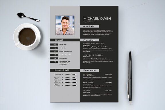 Modern Resume & Cover Letter Template