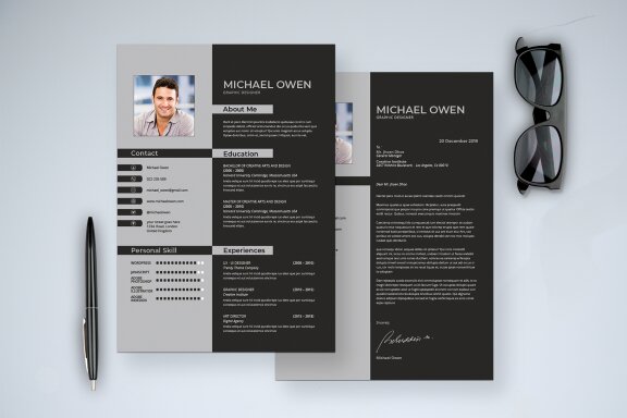 Modern Resume & Cover Letter Template