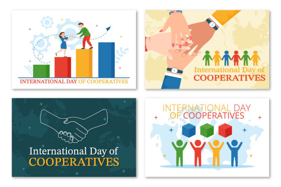 12 International Day of Cooperatives Illustration