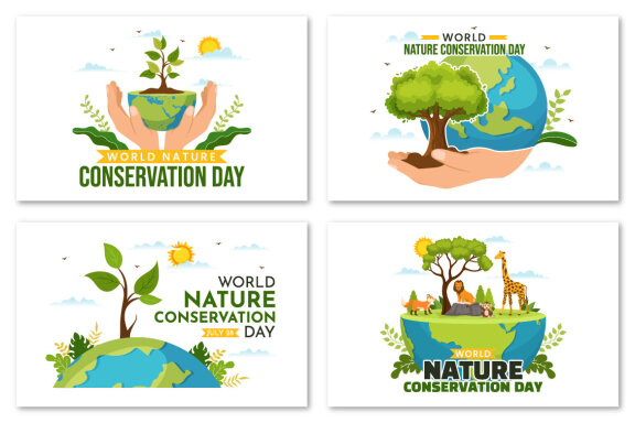 13 World Nature Conservation Day Illustration