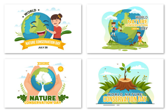 13 World Nature Conservation Day Illustration