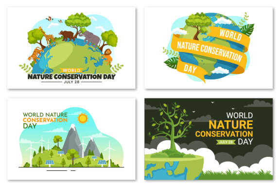 13 World Nature Conservation Day Illustration