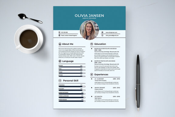 Modern Resume & Cover Letter Template