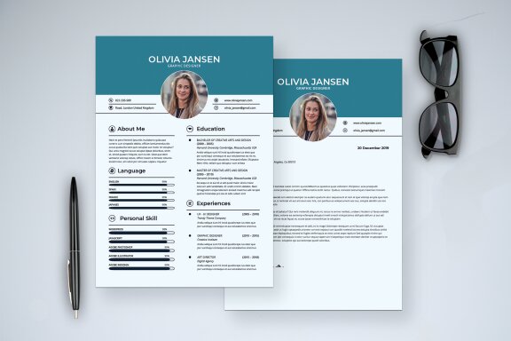 Modern Resume & Cover Letter Template