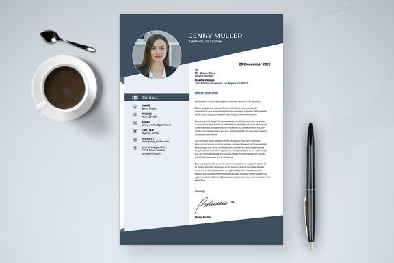 Modern Resume & Cover Letter Template
