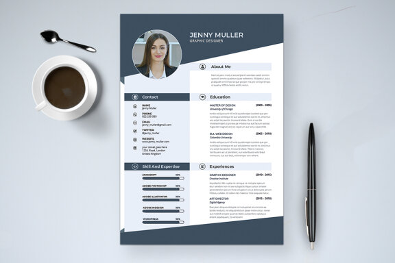 Modern Resume & Cover Letter Template