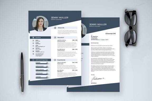 Modern Resume & Cover Letter Template