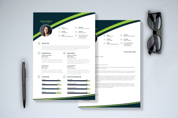 Modern Resume & Cover Letter Template