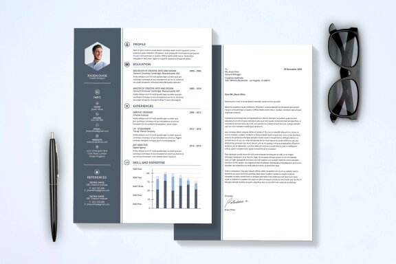 Modern Resume & Cover Letter Template