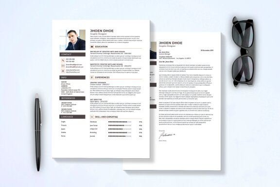 Modern Resume & Cover Letter Template