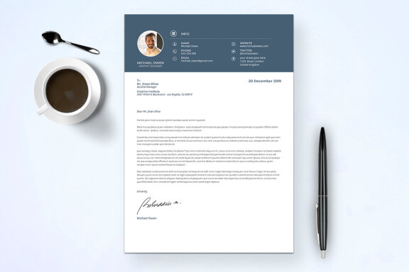 Modern Resume & Cover Letter Template