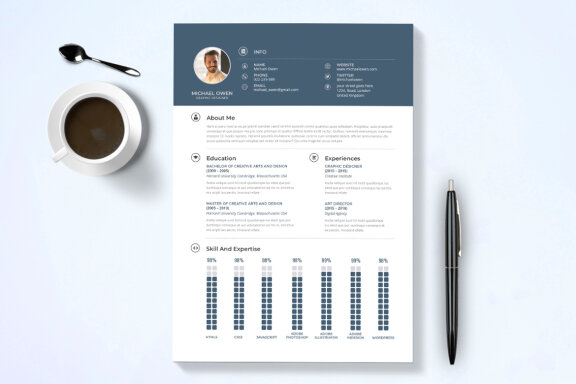 Modern Resume & Cover Letter Template