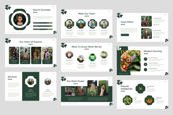 Cropling Organic Farm & Agriculture PowerPoint Template