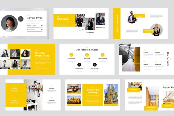 Hostate Single Property & Apartment Google Slides Template