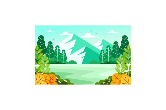 Lake Nature View Mountain