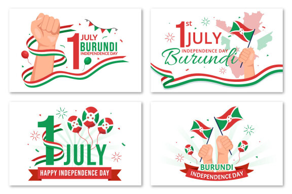 15 Burundi Independence Day Illustration