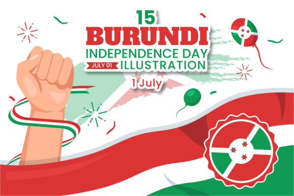15 Burundi Independence Day Illustration
