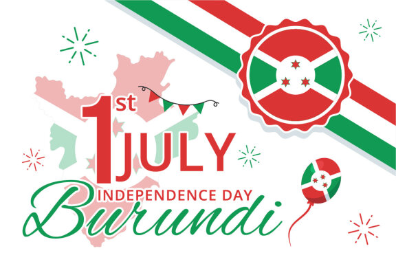 15 Burundi Independence Day Illustration