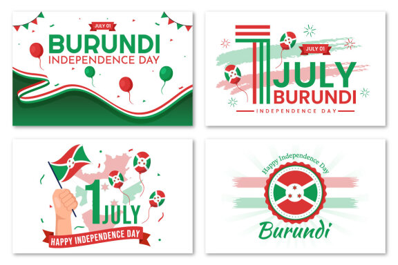 15 Burundi Independence Day Illustration