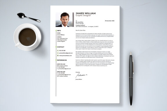 Minimal Resume & Cover Letter Template