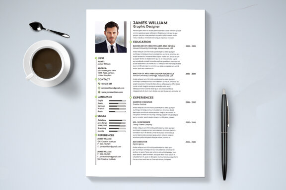 Minimal Resume & Cover Letter Template