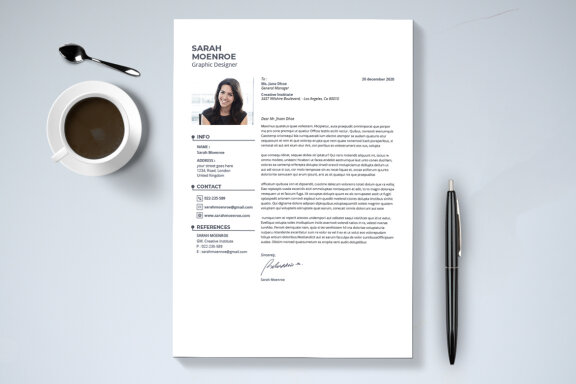 Modern Resume & Cover Letter Template