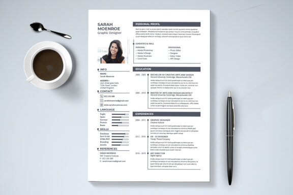 Modern Resume & Cover Letter Template