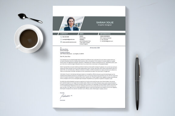 Modern Resume & Cover Letter Template