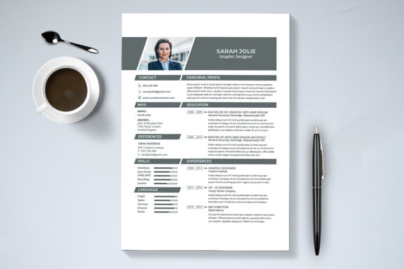 Modern Resume & Cover Letter Template
