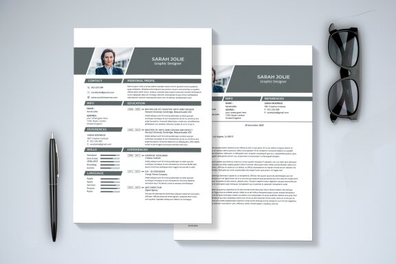 Modern Resume & Cover Letter Template