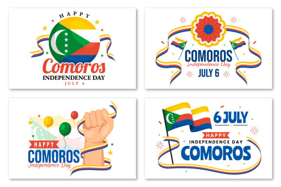 12 Happy Comoros Independence Day Illustration