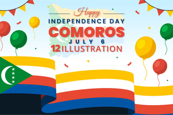 12 Happy Comoros Independence Day Illustration