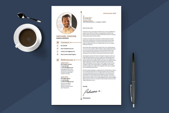 Minimalist Resume & Cover Letter FREE Template