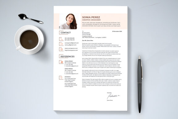 Modern Resume & Cover Letter Template