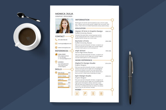 Minimalist Resume & Cover Letter Template
