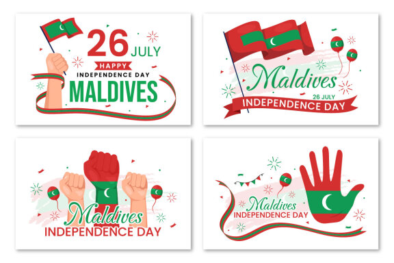 13 Happy Maldives Independence Day Illustration