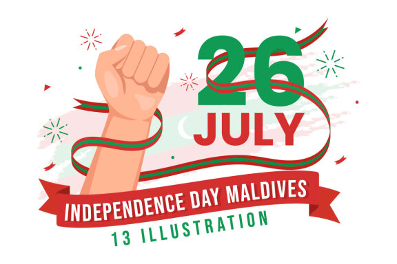 13 Happy Maldives Independence Day Illustration