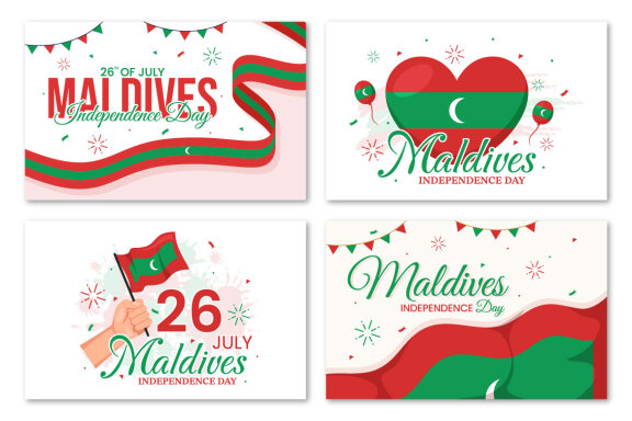 13 Happy Maldives Independence Day Illustration